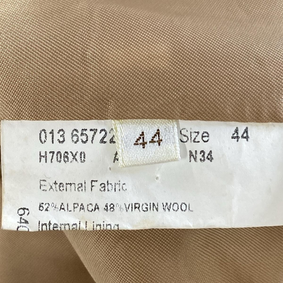 AGNONA アニオナ コート サイズ44 L レディース - ベージュ 長袖 秋 冬 SIROKUMA-CORPORATION_COM