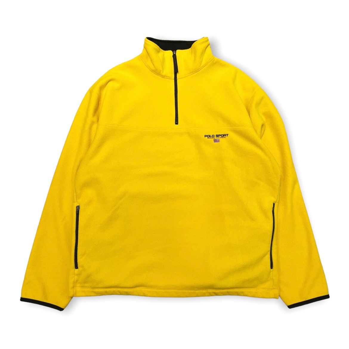 90s POLO SPORT ポロスポーツ ハーフジップ プルオーバー フリース