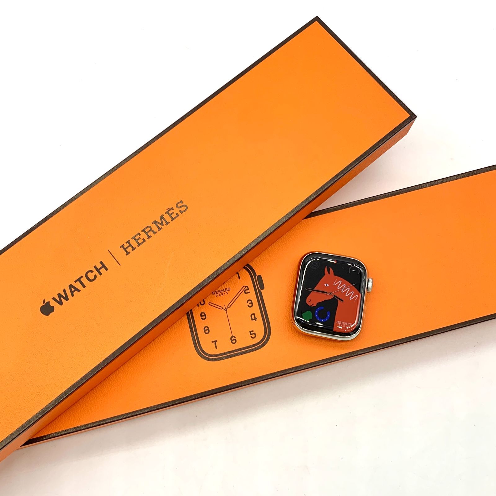 ▽【BT100%】Apple AppleWatch Hermès Series8 41mm GPS+Cellular