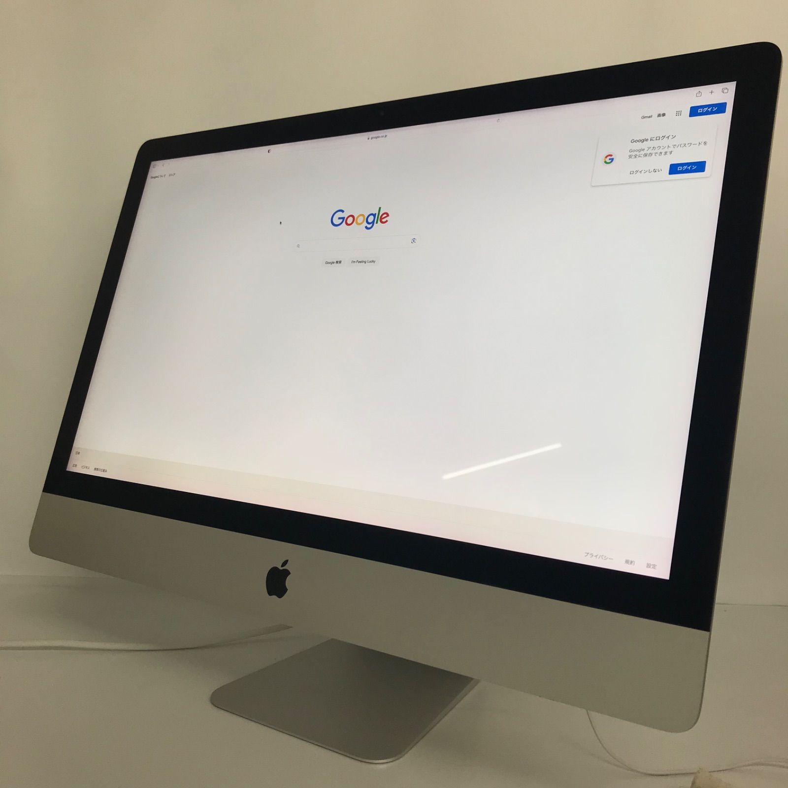 保障できる】 iMac 美品 Retina 8GB ストレージ1TB 27インチ2015 5k