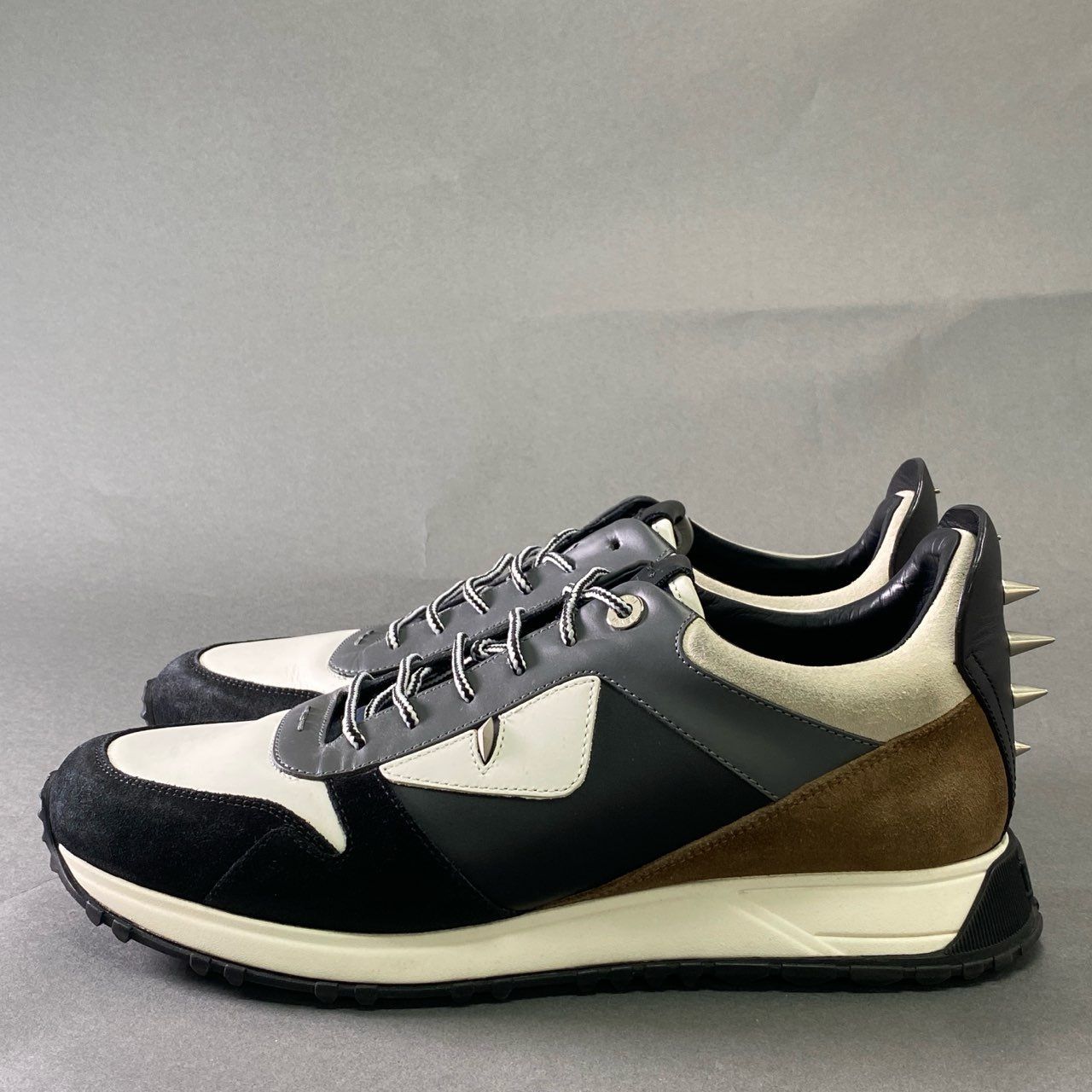 FENDI フェンディ モンスター バグズアイ スタッズ スニーカー 送料無料 FENDI フェンディ モンスター バグズアイ スタッズ スニーカー 送料