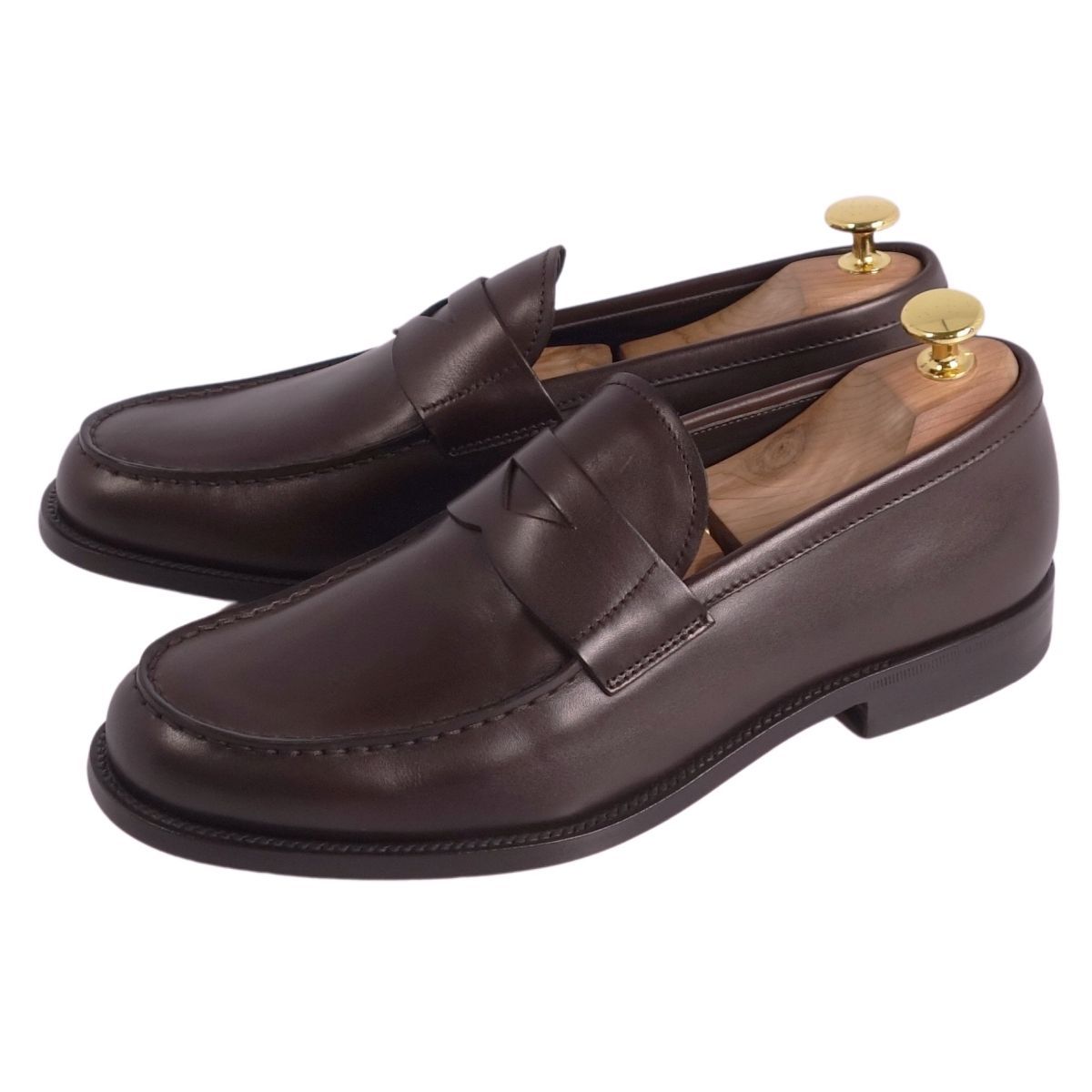 未使用 プラダ PRADA ローファー モカシン コインローファー 革靴 