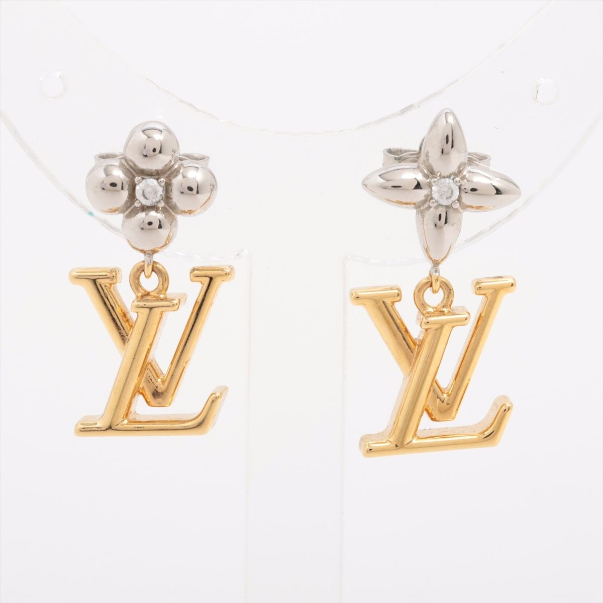 LOUIS VUITTON/ルイ ヴィトン LVアイコニック フラワー ピアス M01287