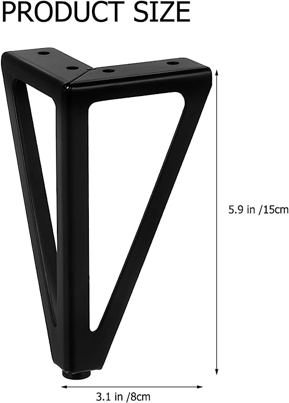 15X8CM ブラック ledmomo テーブル脚 4脚 高さ15cm diy テーブル テレビ ソファー ::68652 メルカリShops
