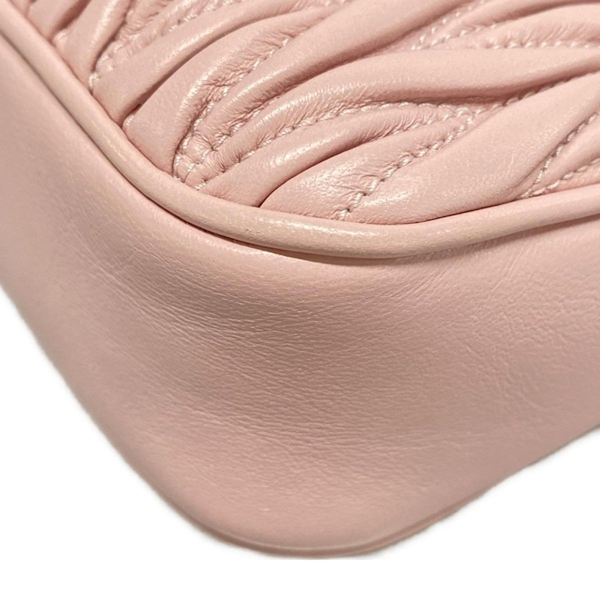 miumiu ミュウミュウ ショルダーバッグ マテラッセ ピンク レザー WWW_OLIVIERBERNSTEIN_COM