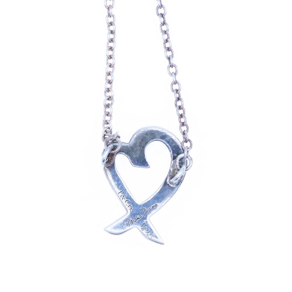 【汚れあり】Tiffany&Co. ラビングハート ネックレス TIFFANY&Co. ティファニー ラビング ハート ネックレス 18金 K18