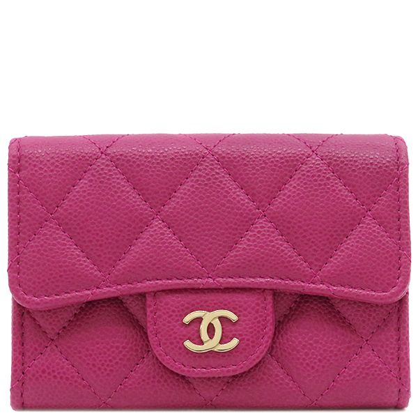 シャネル CHANEL カードケース フラップ カードケース キャビアスキン