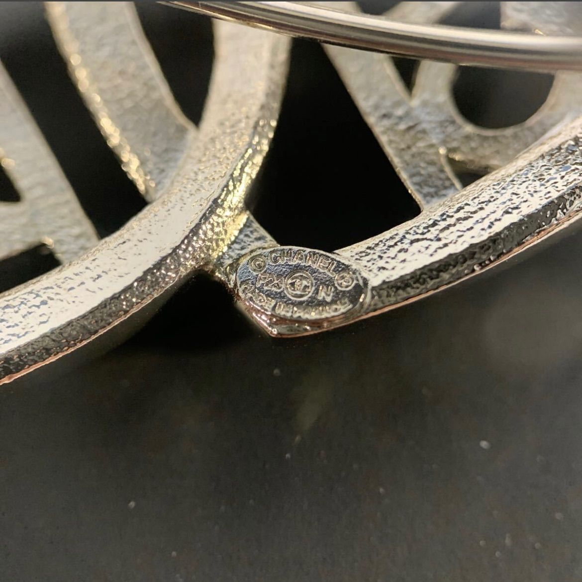 CHANEL シャネル ヘアピン ヘアアクセサリー ダブルハート バレッタ  