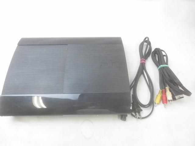 ゲーム プレイステーション3 PS3ソフト CECH-4000B チャコールブラック 動作品 周辺機器付き