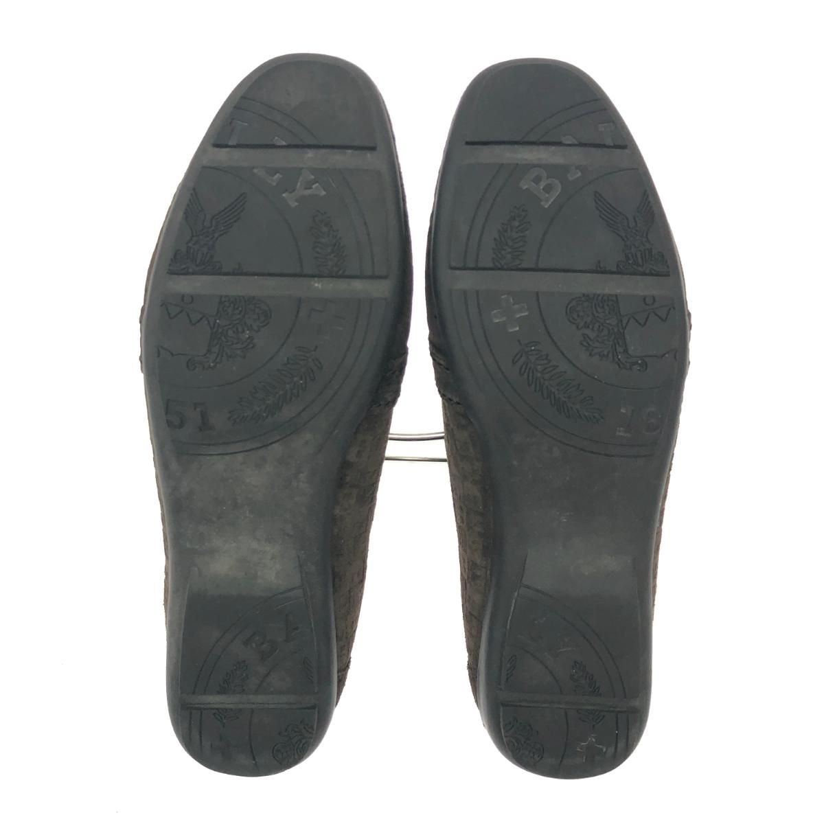 BALLY バリー ドライビングシューズ 表記サイズ:36 1/2 Bロゴ刻印