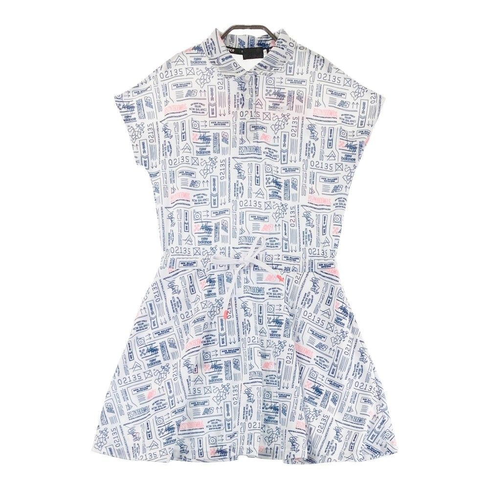 サイズ：1 NEW BALANCE GOLF ニューバランス 半袖ポロワンピース 総柄