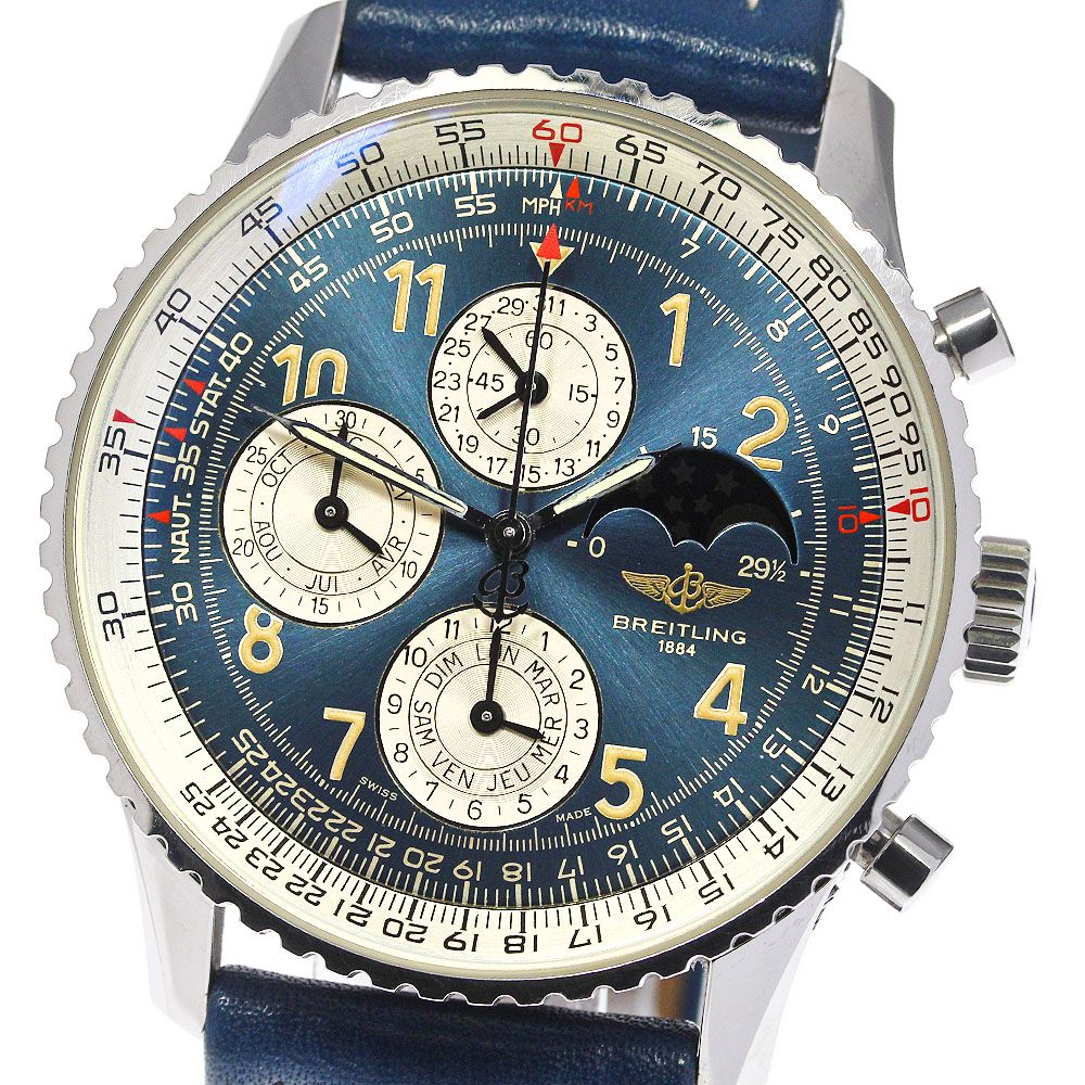 ブライトリング BREITLING A19022 ナビタイマー1461 セミ ...