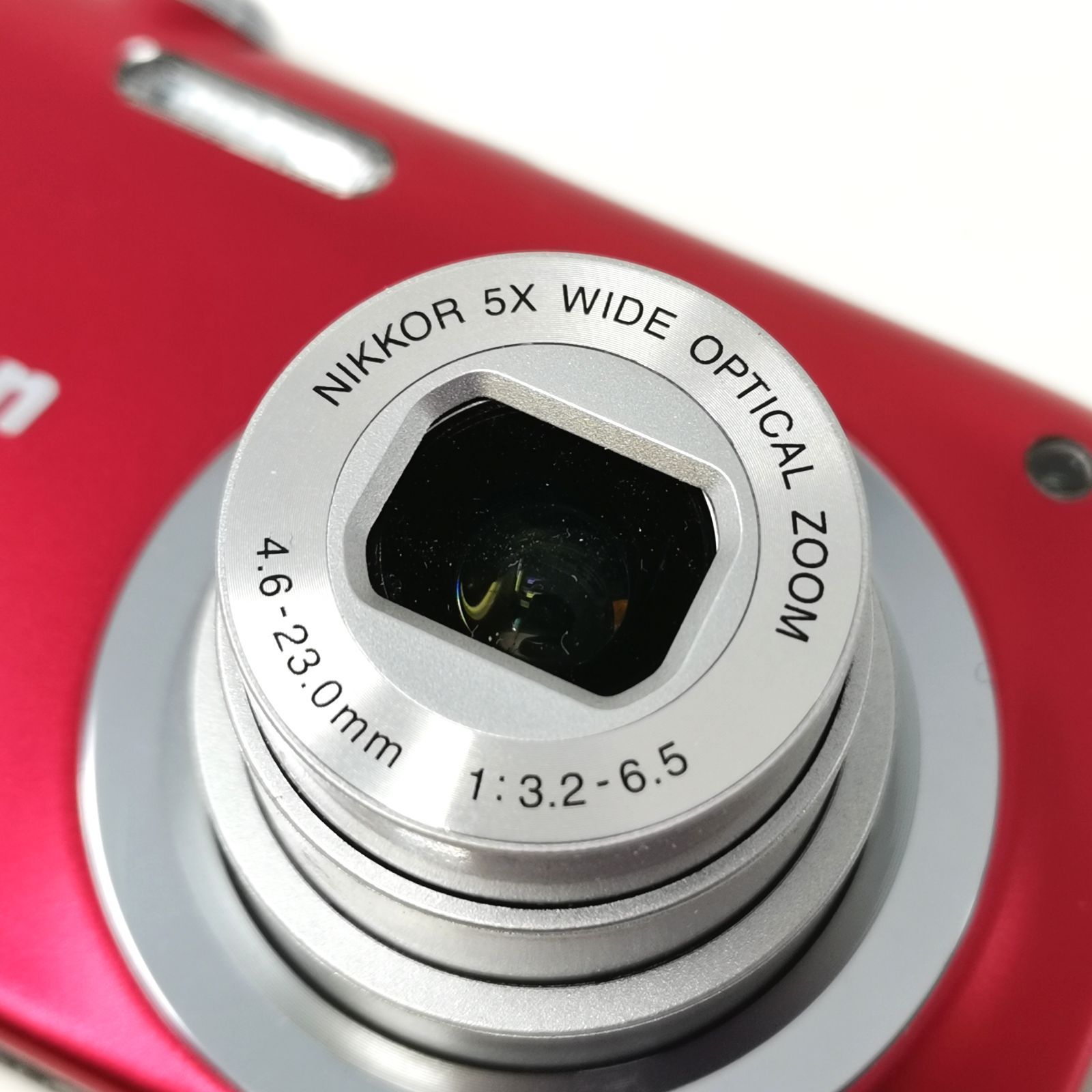 ニコン coolpix a100 デジカメ レッド 箱あり 動作確認済み デジタル 