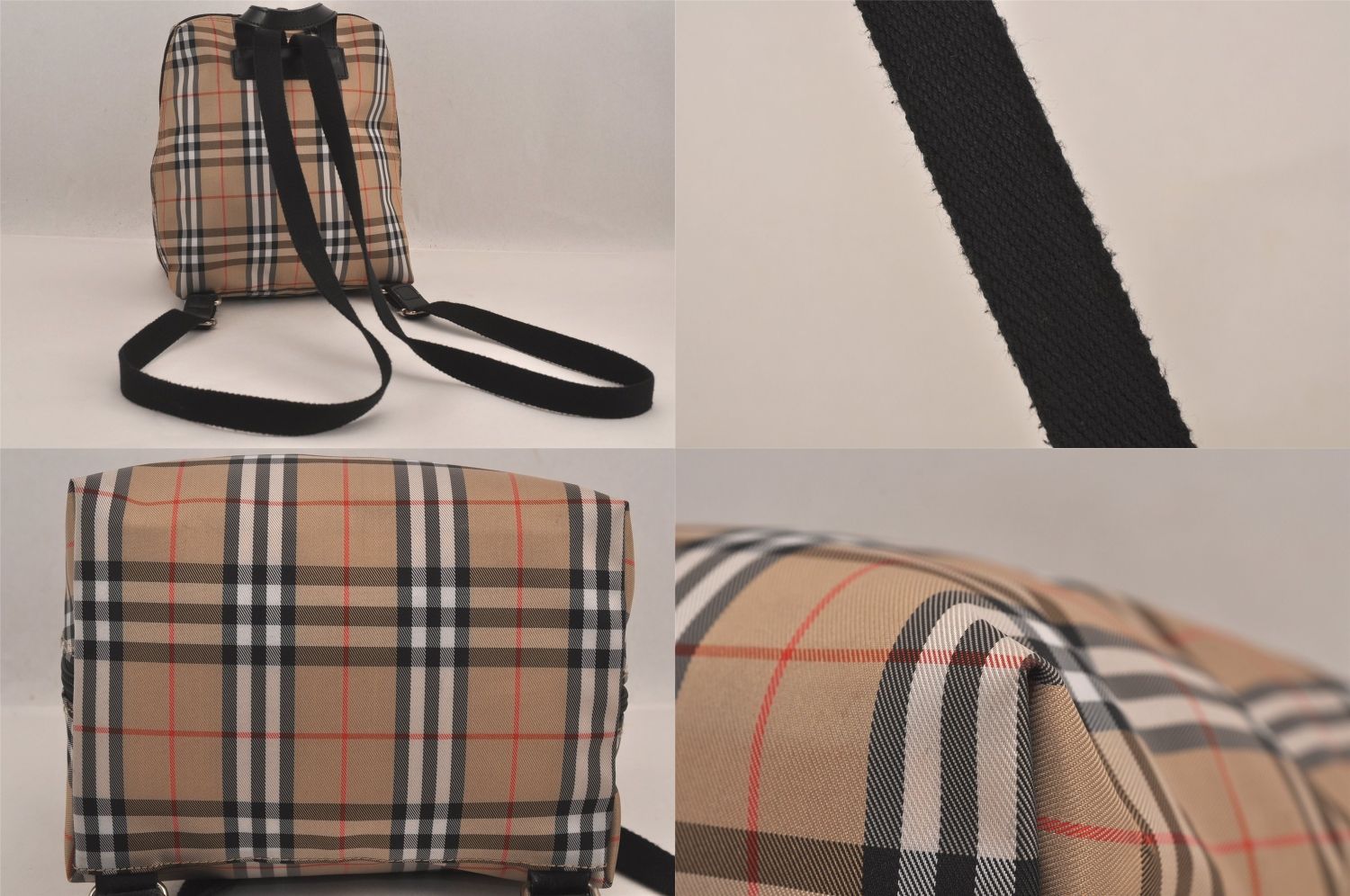 Burberry バーバリー リュック バックパック ノバチェック 楽天市場