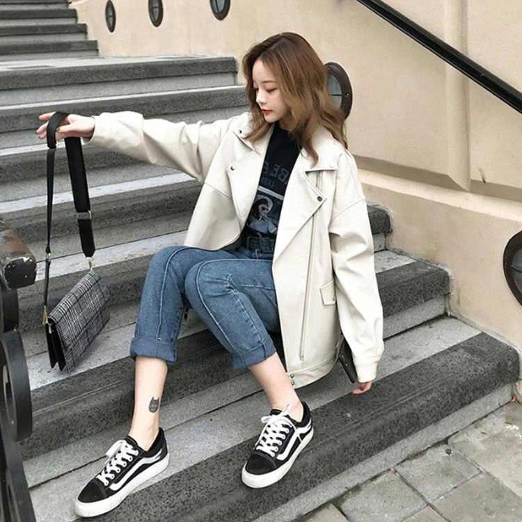 秋冬 ダブルライダース オーバーサイズ ライダースジャケット フェイクレザー 大きいサイズ レザージャケット 春 ビッグシルエット ゆったり 大人 バイクジャケット アウター 皮ジャン カジュアル 革 conne596808