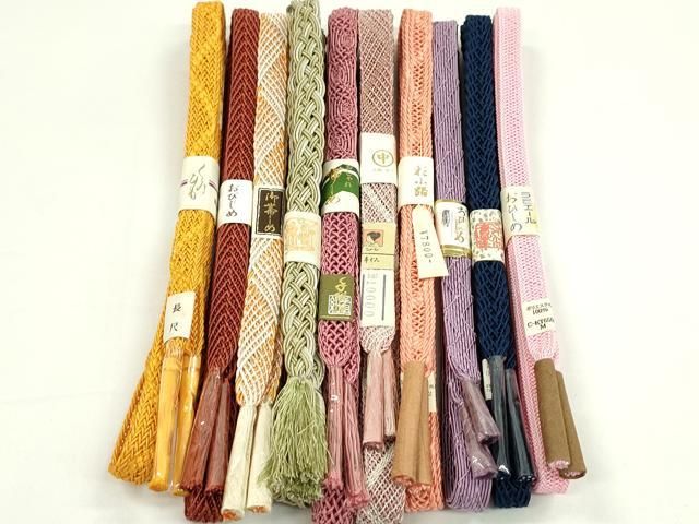 平和屋本店 夏物 和装小物 帯締め10本セット CXAA0359s5