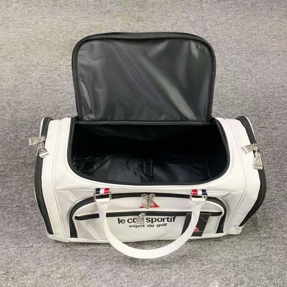 新品 ルコックゴルフシューズ収納ポケット付きボストンバッグ