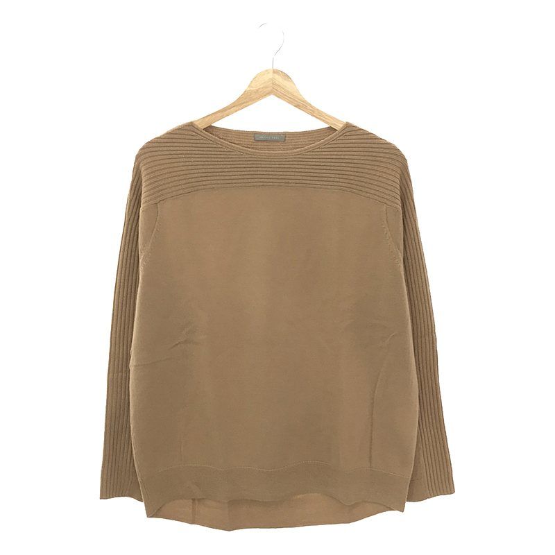 theory luxe / セオリーリュクス | ARIA LOBI ウール ボートネックニット | 38 | ベージュ | レディース theory luxe / セオリーリュクス | ARIA LOBI ウール ボート