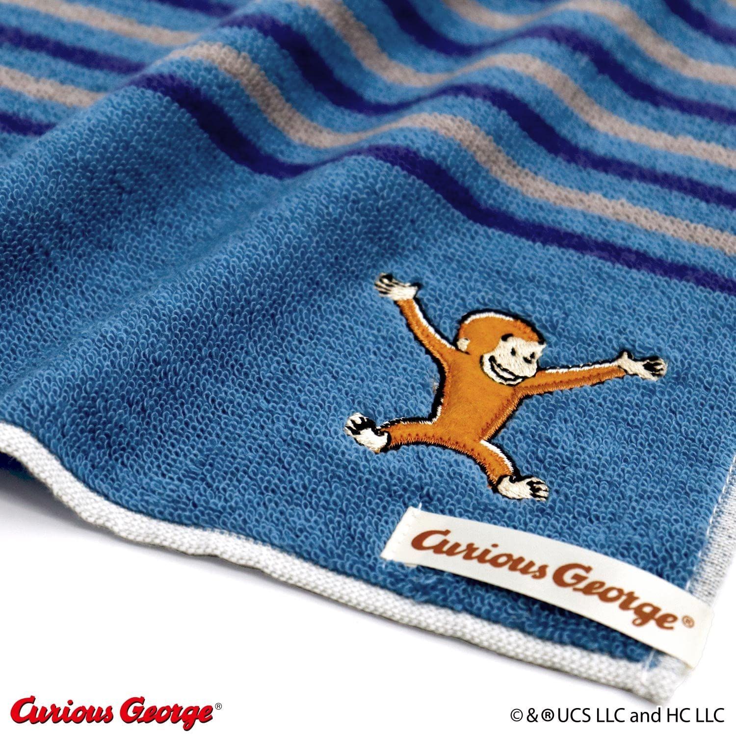 新着商品】おさるのジョージ Curious George ピンボーダー タオル