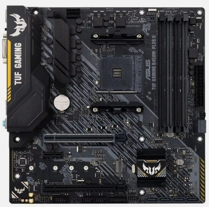 ASUS TUF GAMING B450M-PLUS II Socket AM4 micro ATX Motherboard