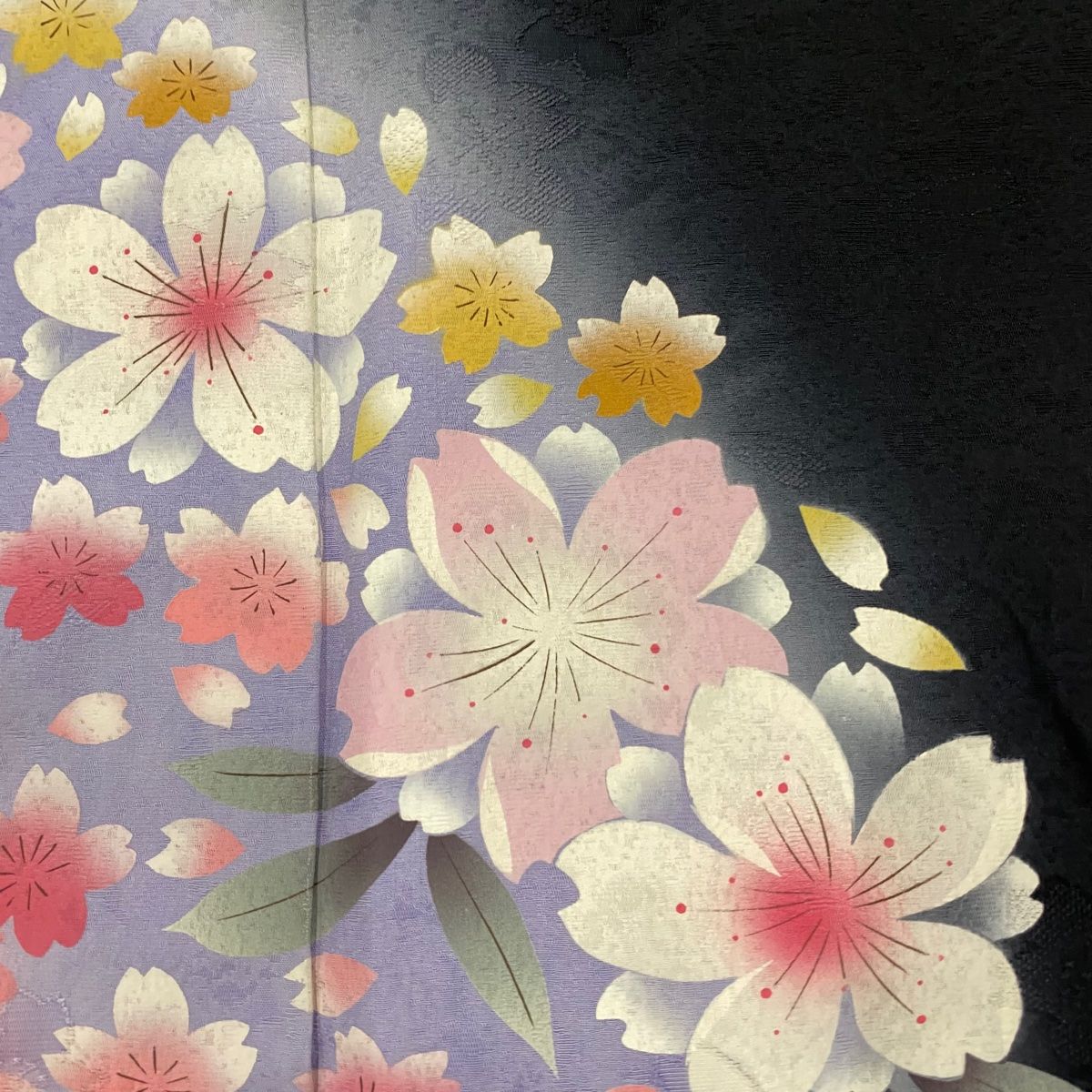 楽天市場】【中古】 振袖 リサイクル着物 正絹 袷 金駒刺繍 金彩加工