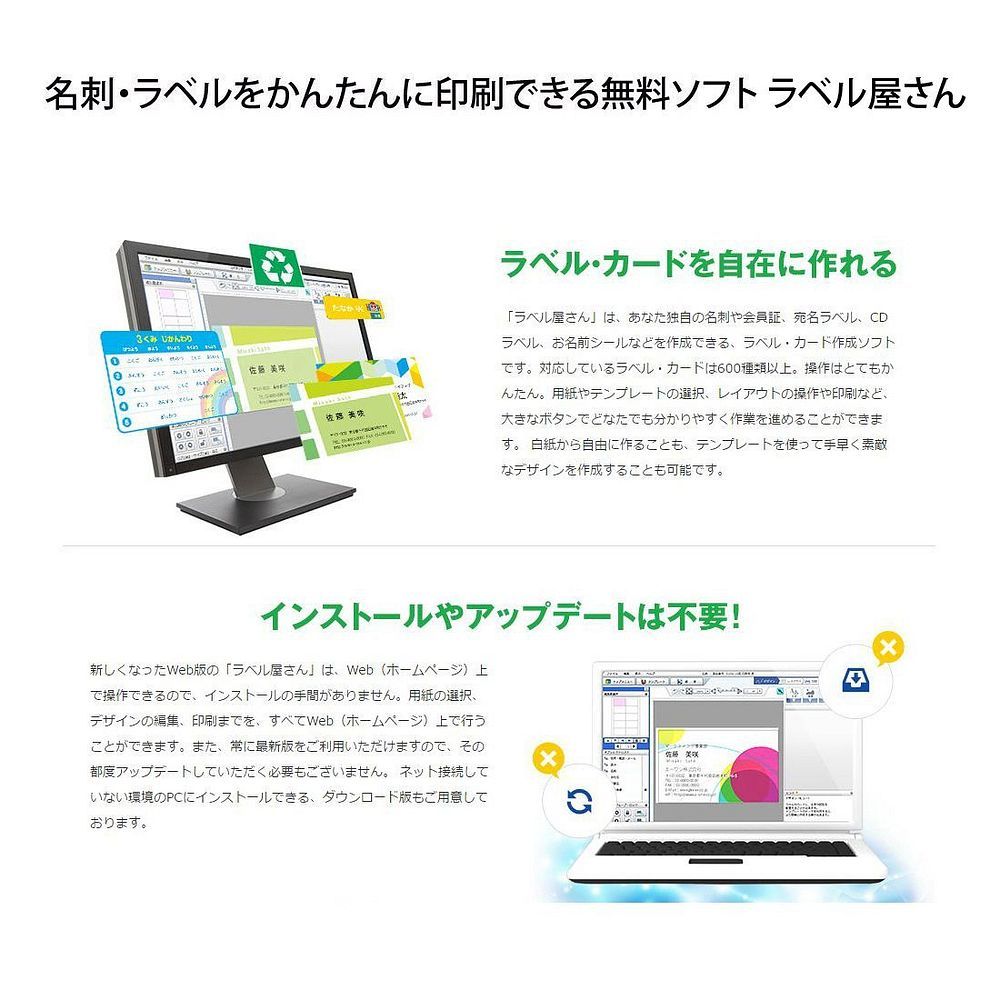 エーワン コンピュータフォーム荷札 5.5インチ幅 4面 500折 28036 （1点）
