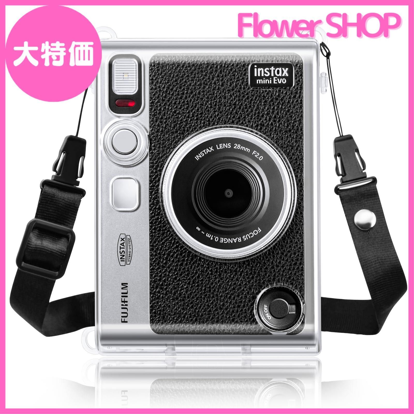 大特価】Rieibi FUJIFILM instax mini Evo透明ケースショルダー ...