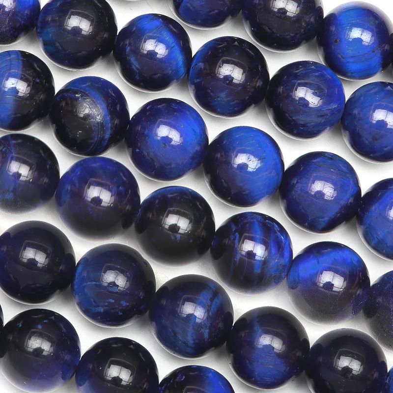 丸玉 虎 ブルータイガーアイ 丸玉 8mm【1連販売】 / 2-33 TG8M-X