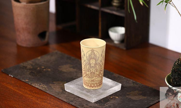 宜興紫砂杯 段泥 千手観音水杯 可楽杯 茶道具　煎茶道具　美術品 宜興紫砂杯 段泥 千手観音水杯 可楽杯 茶道具 煎茶道具 美術