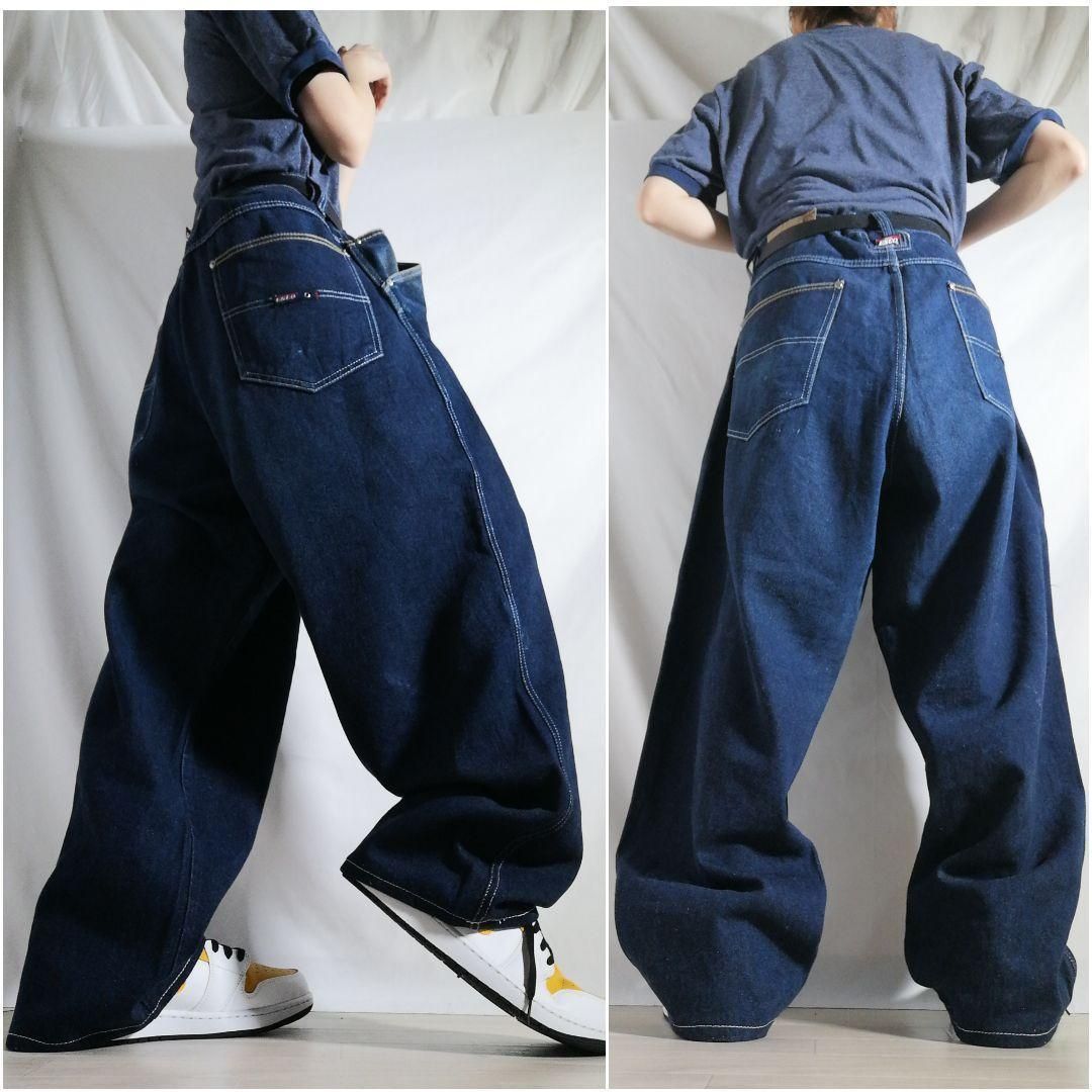 ジルボー　極太バギーパンツ　HIPHOP Y2K BAGGY 古着　W42 ジルボー 極太バギーパンツ HIPHOP Y2K BAGGY 古着 W42 メンズ