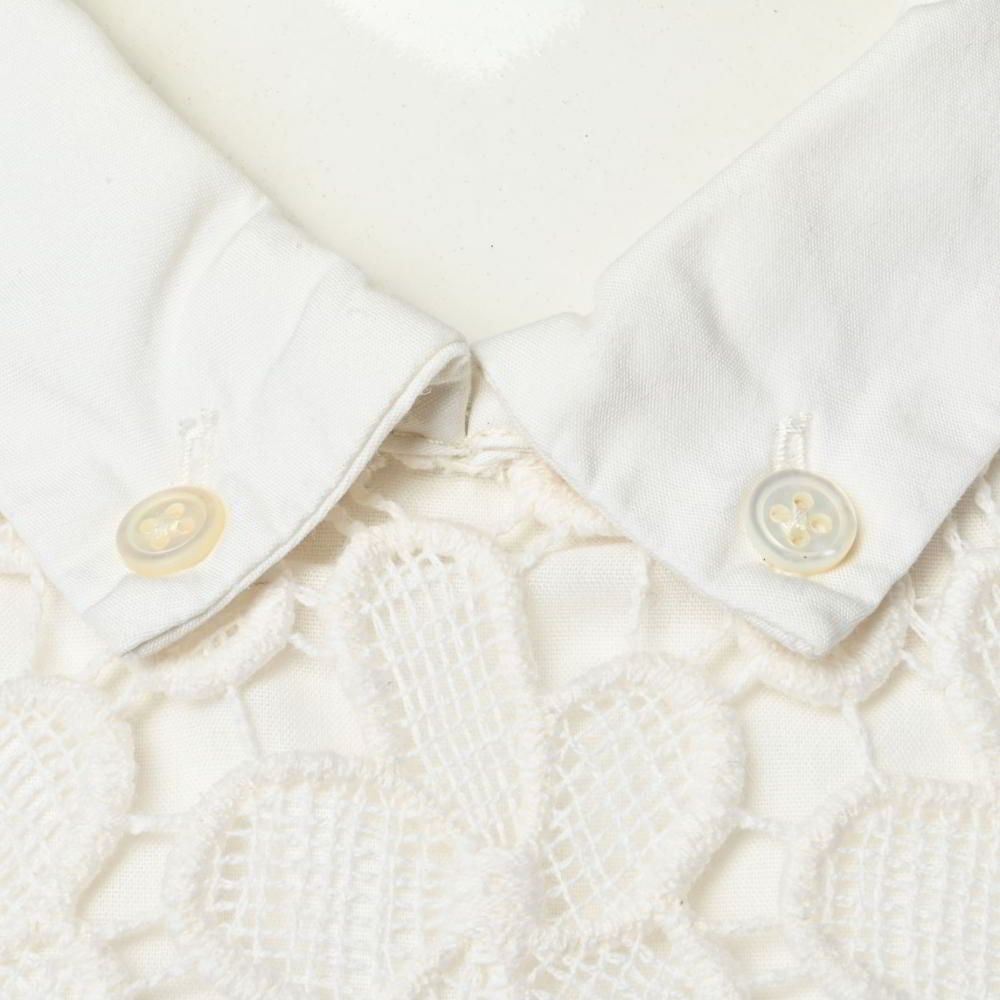 Sea new york レース　トップス　スウェット　ホワイト　美品 sea new york レース レイヤード トップス - メルカリ