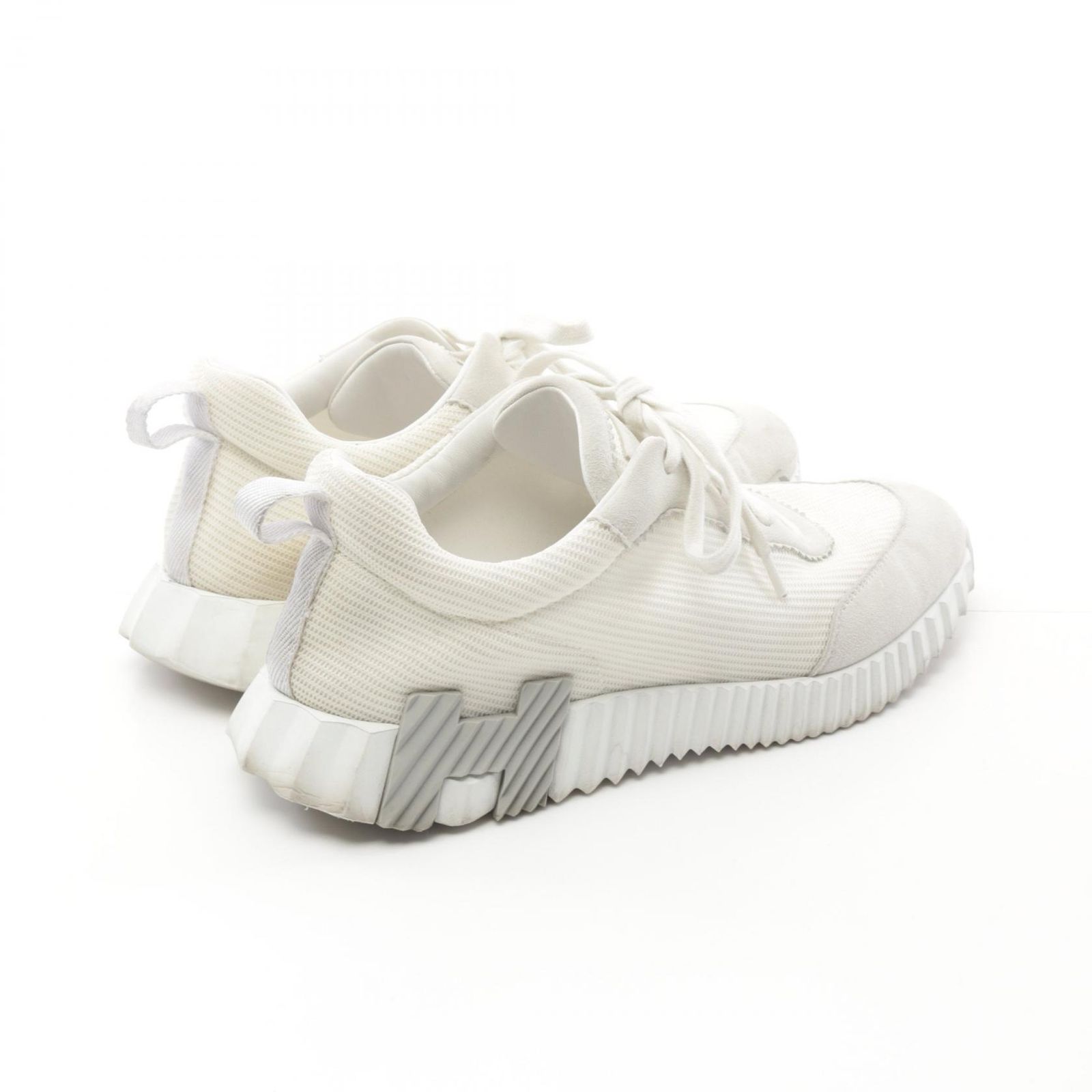 エルメス HERMES スニーカー バウンシング WH/グレー スウェード