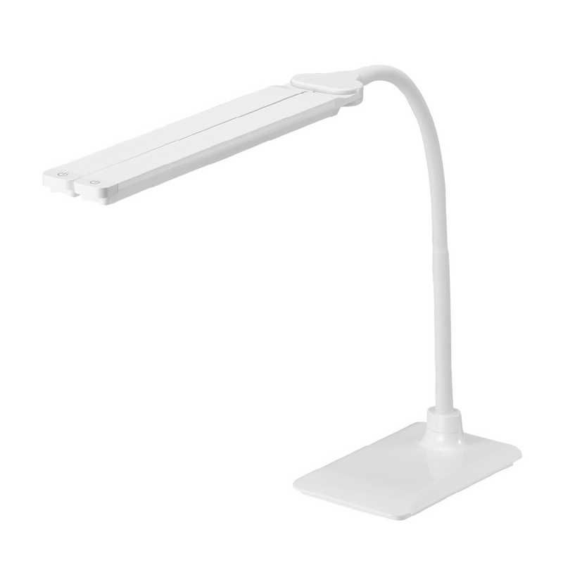 【 新品 未開封 】 ヤザワ LED2灯スタンドライト調光機能付き ホワイト ［LED /昼光色］ SDL13D01WH 未使用 送料無料