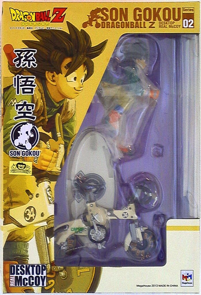ドラゴンボール　デスクトップリアルマッコイ　02 (自転車) 孫悟空 デスクトップリアルマッコイ孫悟空 自転車悟空02 メガハウス