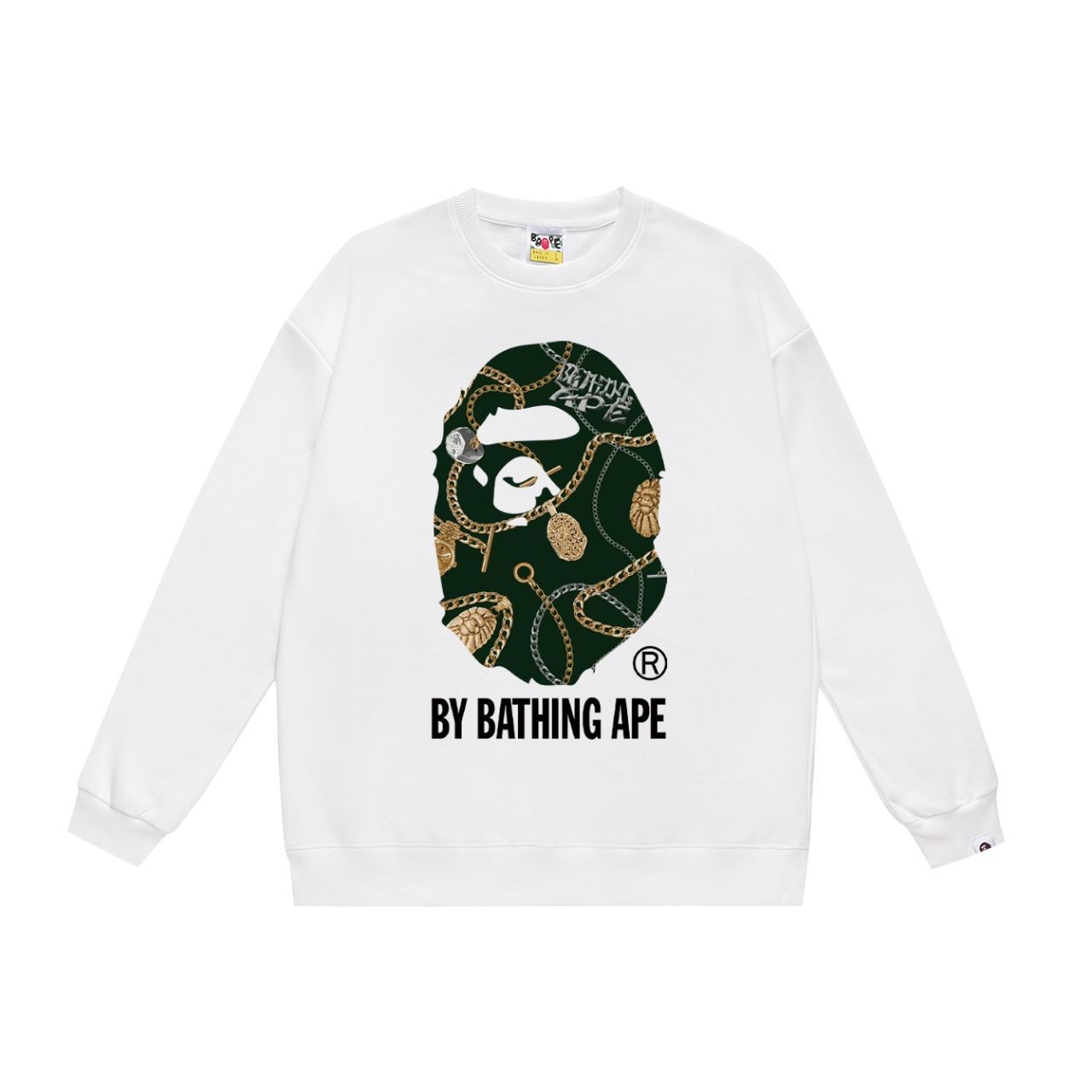 A BATHING APE エイプ ストリートブランド秋冬長袖スウェット 男女兼用 6色