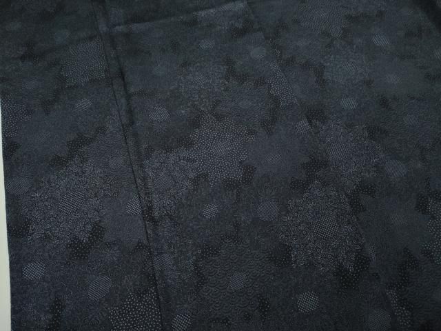 平和屋本店□極上 重要無形文化財 人間国宝 中村勇二郎 江戸小紋 単衣