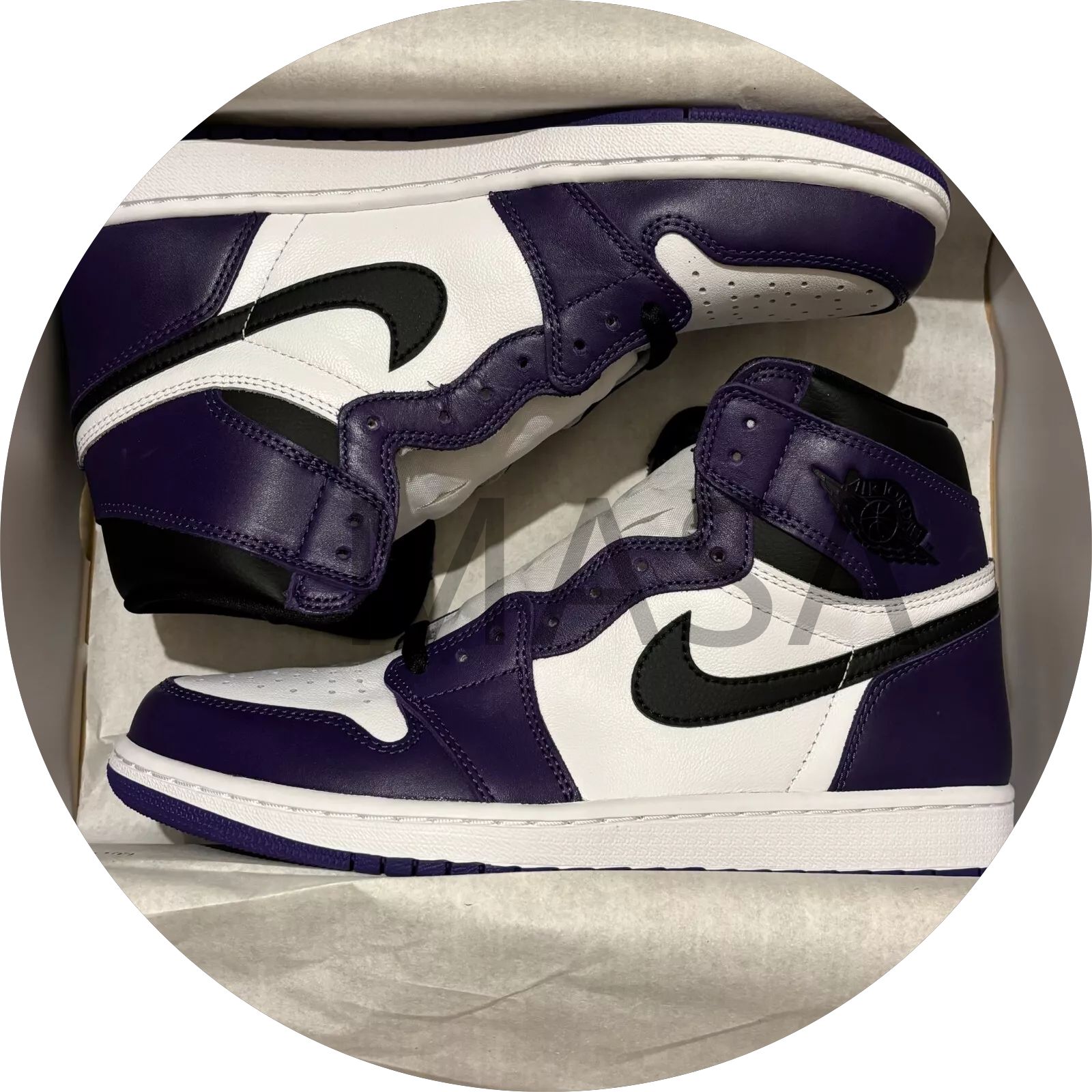 【お買い得】ナイキ Air Jordan 1 Retro High OG Court Purple 2.0【並行輸入】