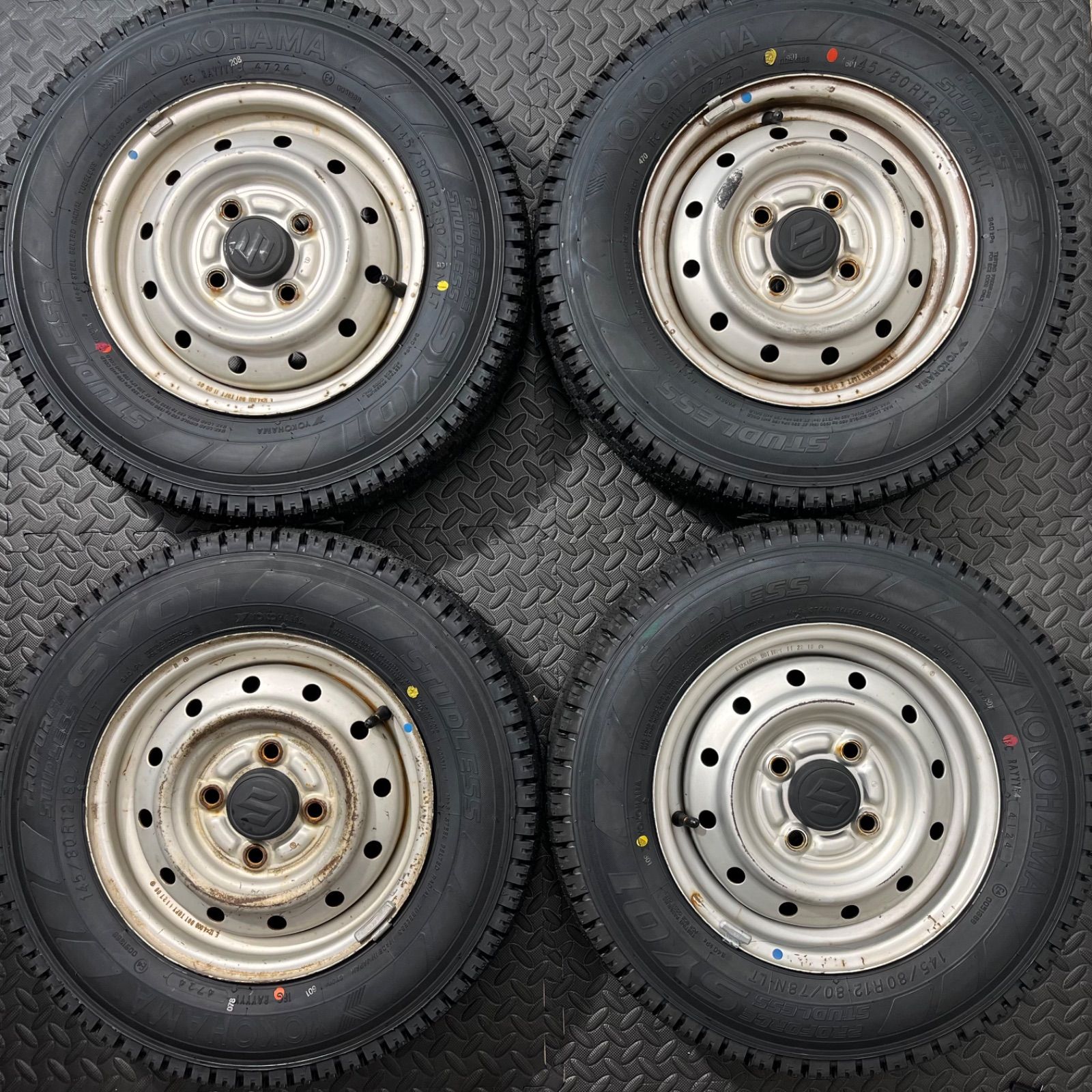 タイヤ 145 80R12 80 78N LT ヨコハマ SY01V スズキ キャリィ エブリィ スタッドレスタイヤ 冬タイヤ