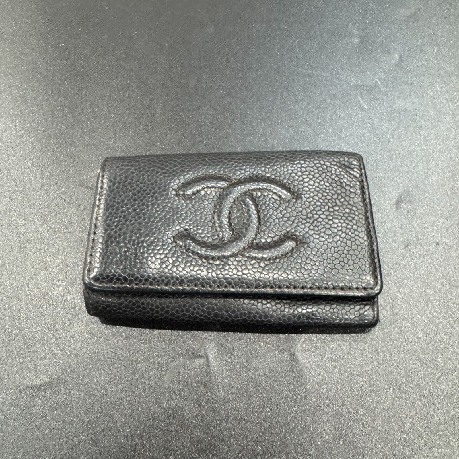 シャネル キーケース 黒 B25102266