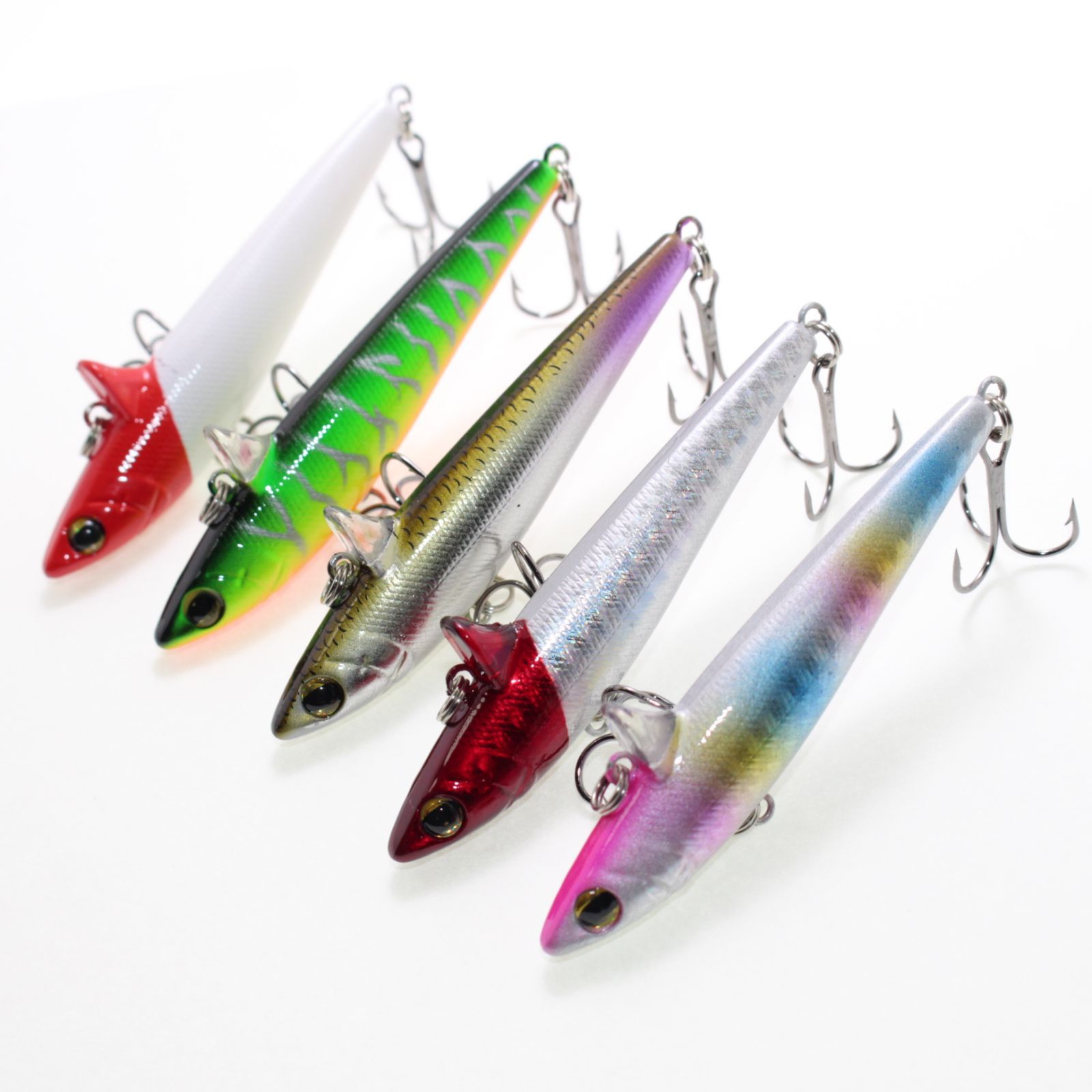 リップレスミノー　5個セット ルアーセット リップレスミノー 77mm14.6g ヘビーウェイト