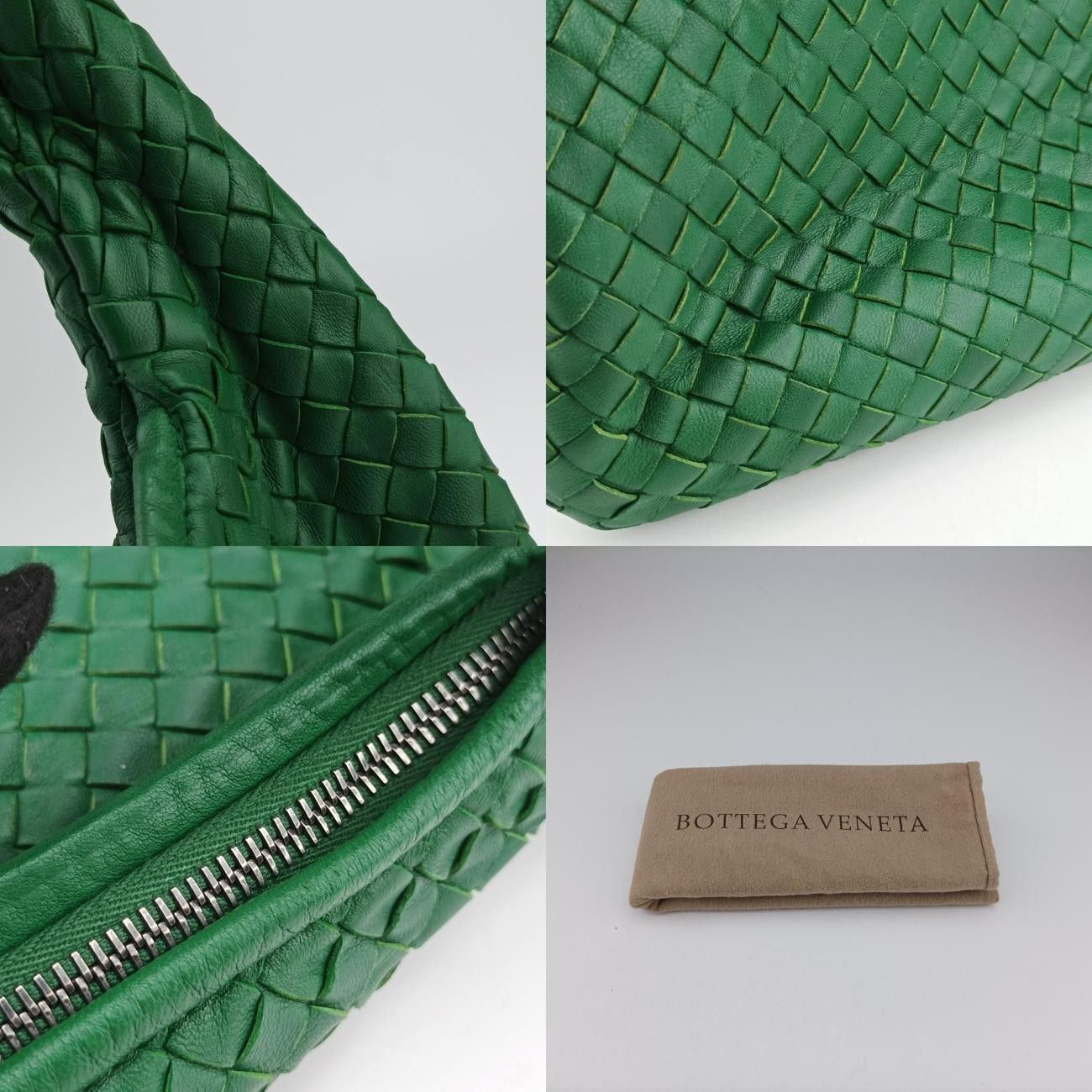 ボッテガヴェネタBottega Venetaイントレチャートグリーン