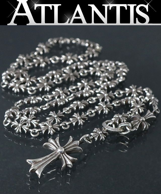 Chrome Hearts タイニーEチョークチェーン ほぼ新品】Chrome Hearts タイニーEチョークチェーン 天白】【CHROME