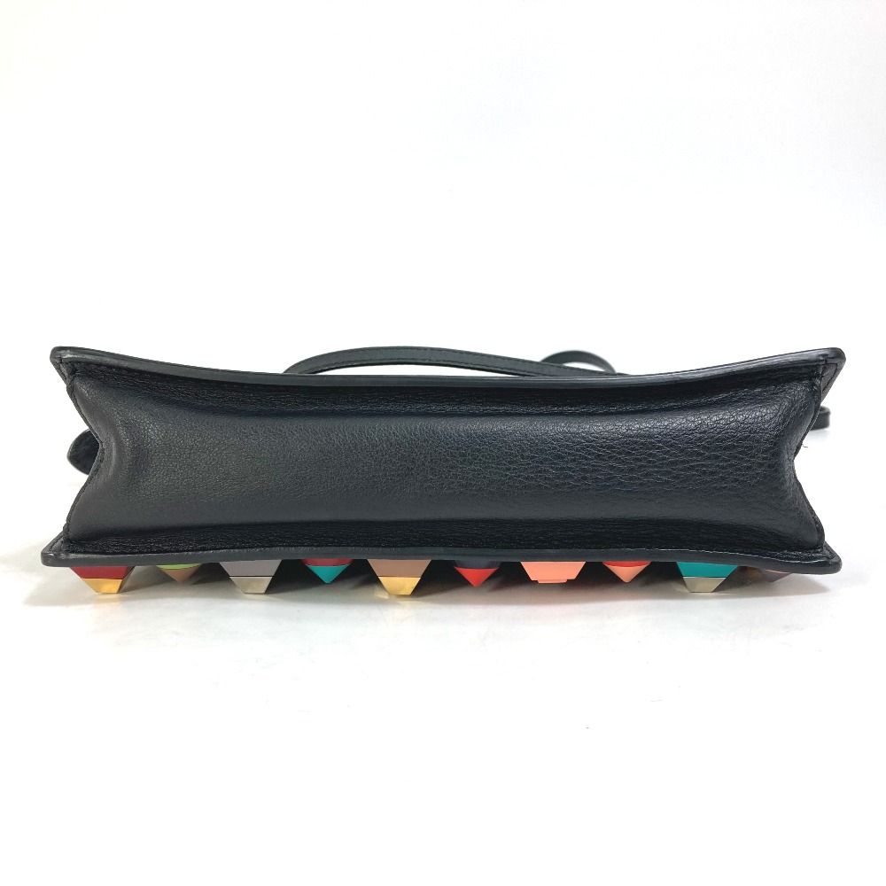 【値下げ】FENDI 8M0369トゥージュールレザーマルチスタッズバッグ 値下げ】FENDI 8M0369トゥージュールレザーマルチスタッズバッグ