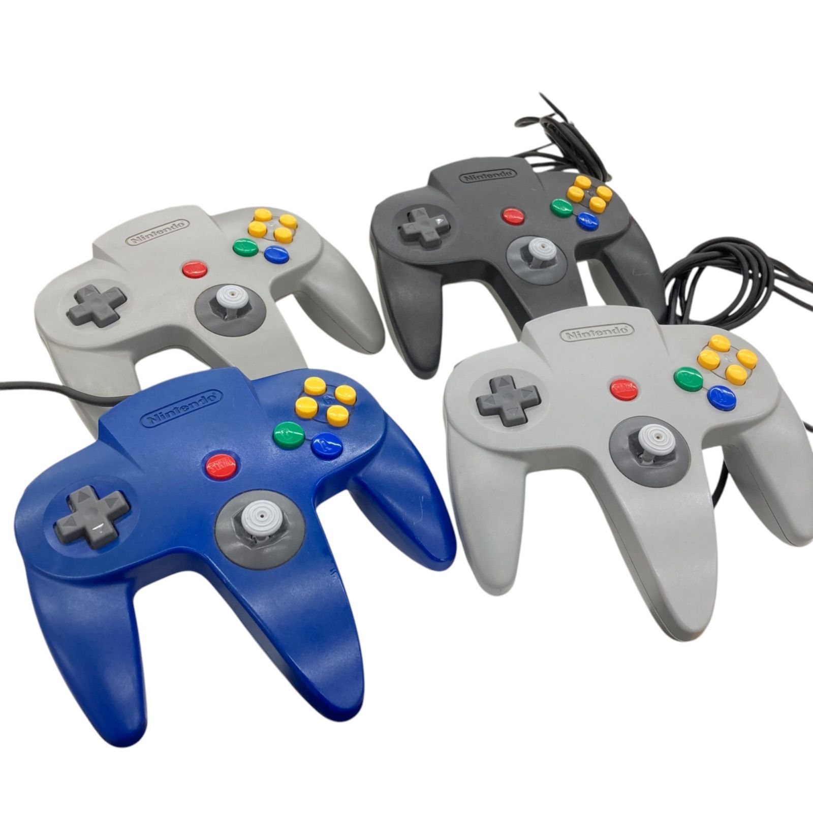 186000 現状品 ニンテンドー Nintendo64 NUS-001  コントローラー 4点セット [250407HM170083] 186000 現状品 Nintendo64 ニンテンドー64 コントローラー 4点まとめ