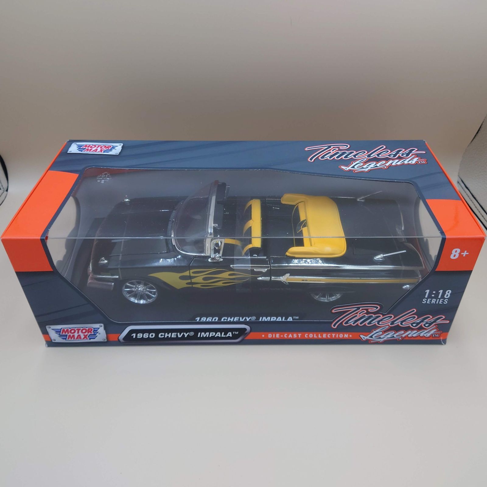 1/18 シェビーインパラ 1960 ブラック/フレーム 1960 MM製 1/18 シェビーインパラ 1960 ブラック/フレーム Chevy Impala