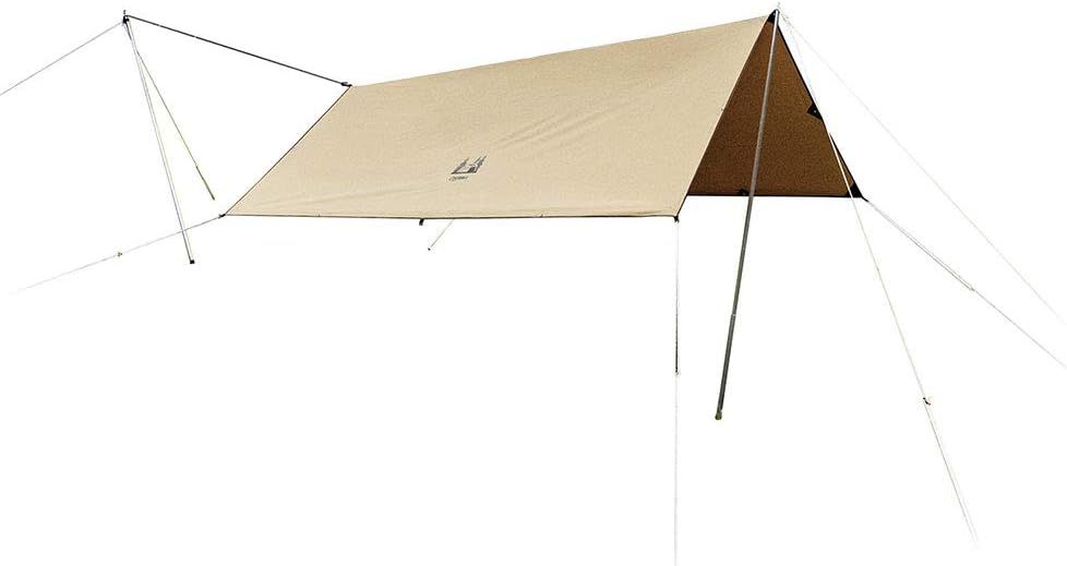 ogawa オガワ アウトドア キャンプ システムタープ レクタ サンドベージュ×ダークブラウン 350×295cm 3338