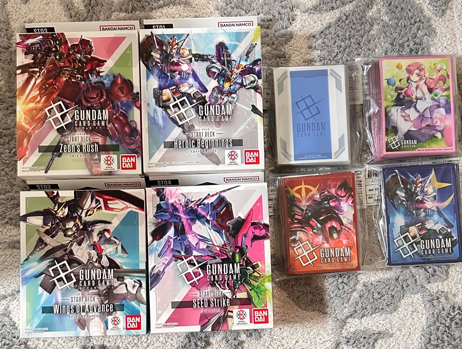 ガンダムカードゲーム β版 スリーブ 未開封 ガンダムカードゲーム β版