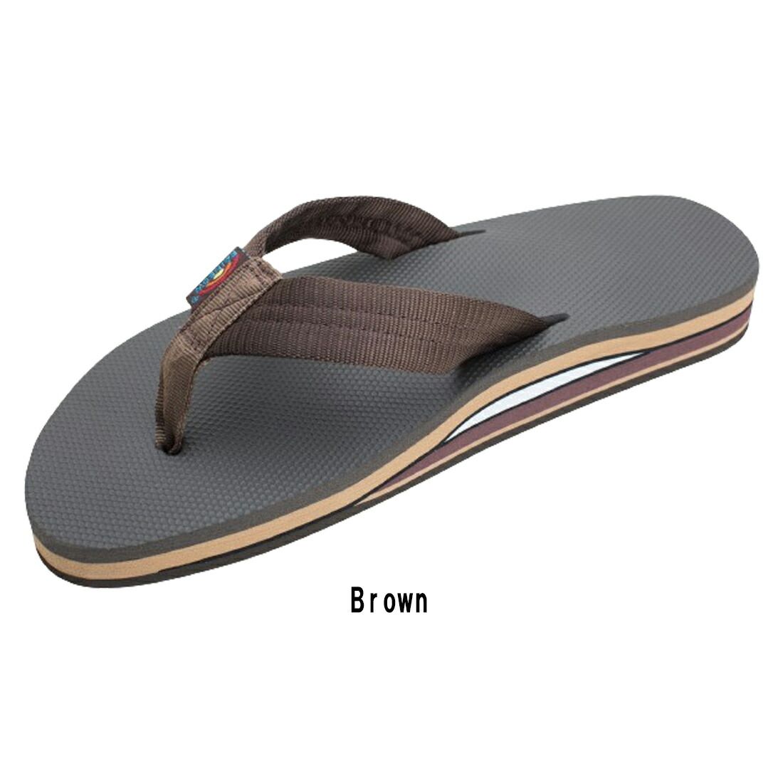 (SALE)RAINBOW SANDALS(レインボーサンダル)ビーチサンダル スリッパ サーファー クラシック ラバー ナイロン ダブルレイヤー(厚底) メンズ Double Layer 302ARP