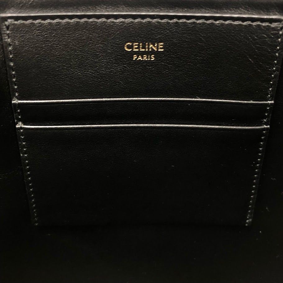 新品 未使用 CELINE セリーヌ Cチャーム ラージポーチ キルティング クラッチバッグ 10B813BFL.38NO ブラック ポーチ バッグ【鑑定済み】  - メルカリ