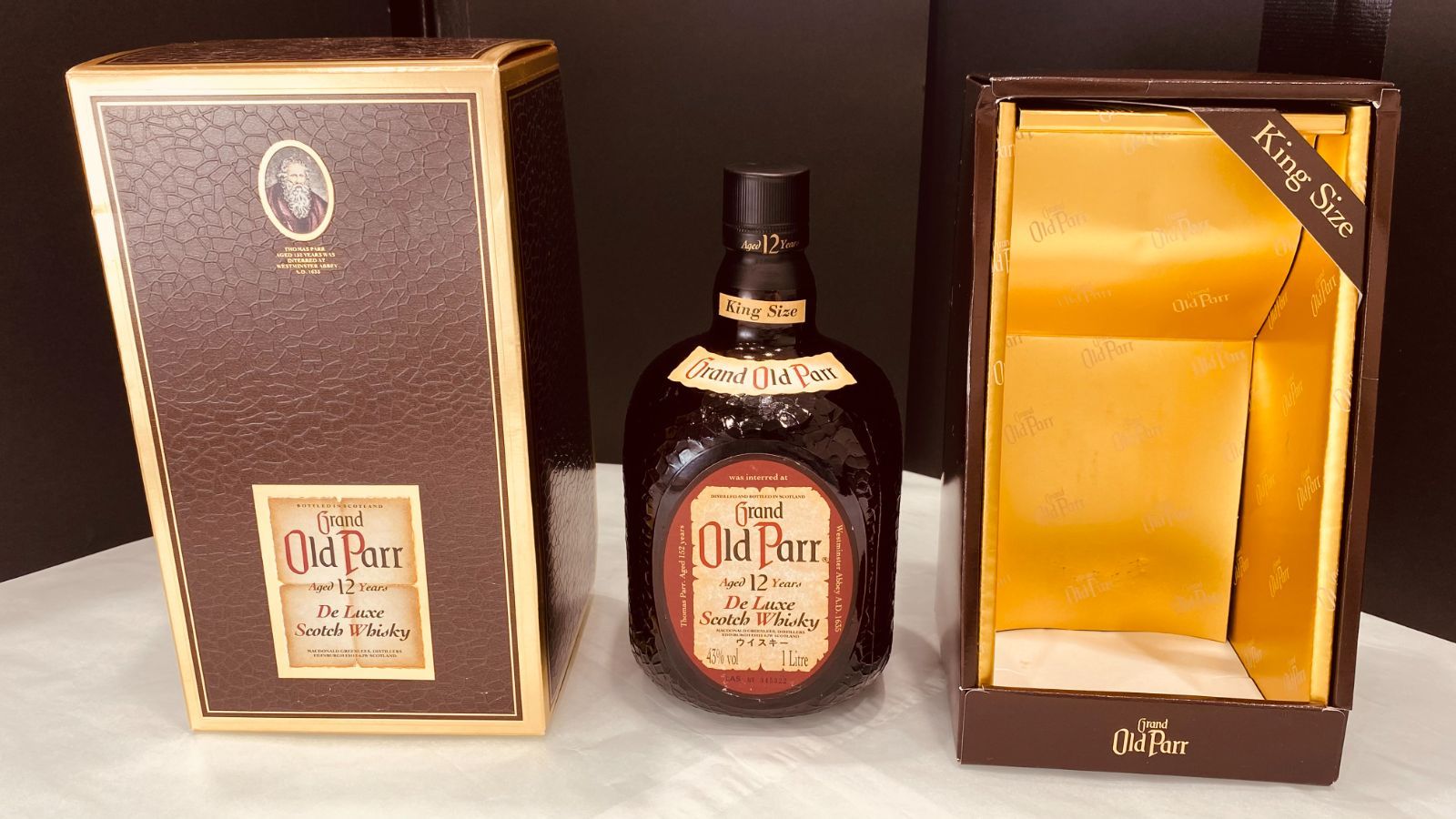 未開封】オールドパー キング 12年 化粧箱付 スコッチウイスキー